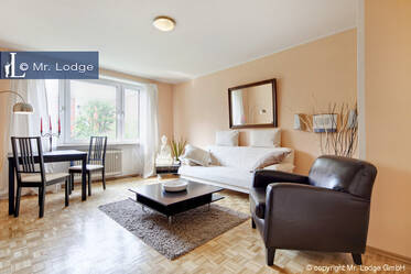 Schwabing-West near Hohenzollernplatz - Sunny and furnished 2-room-apartment