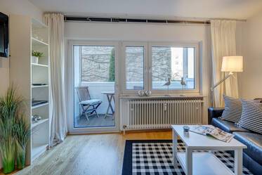 Nicely furnished apartment with washing machine
