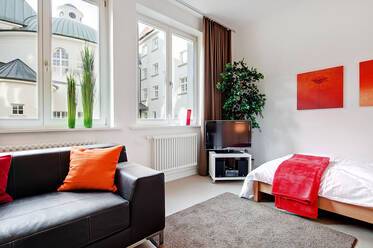 Bright 1-room apartment in new building at St.Anna convent