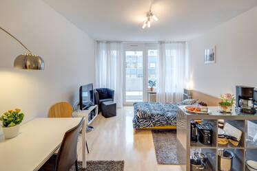 Top location: 1-room apartment near Olympiapark