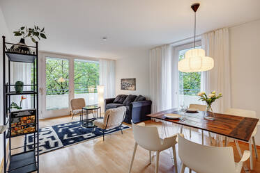 Sunny furnished apartment with large balcony