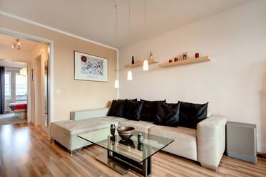Dachau, approx. 15km northwest of Munich: Nicely furnished 2-room apartment with parking space