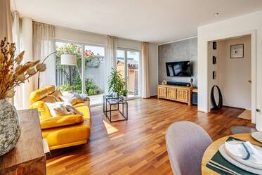 Semi-detached house with garden and sauna for rent