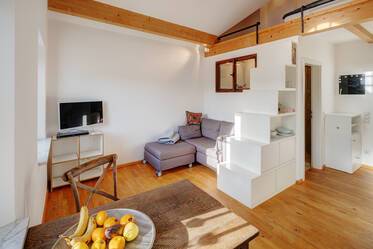 Charming apartment with gallery in the attic