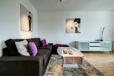Beautiful, modernly furnished apartment with balcony