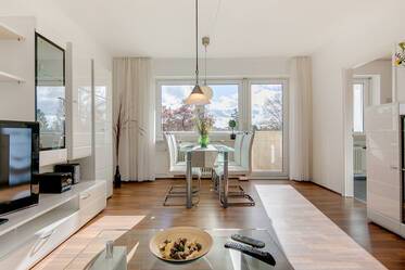Eichenau: furnished apartment with large balcony, near S4