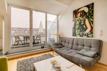 Beautifully furnished roof terrace apartment in Untermenzing