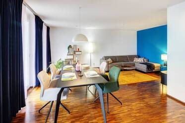Modern 2-room apartment with large balcony