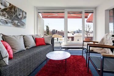 Central Schwabing with view over the rooftops