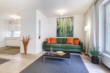 Very good location: 2-room garden apartment