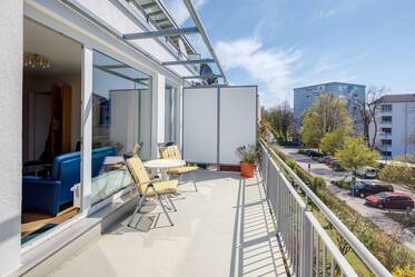 Sunny, furnished attic apartment