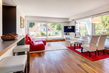 Roof-terrace apartment for rent in Harlaching