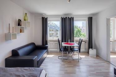 Beautifully furnished, modern 1-room apartment 
