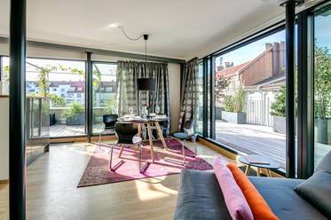Luxury: beautifully furnished roof terrace apartment in Altstadt