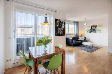 2-room apartment with designer furniture for rent