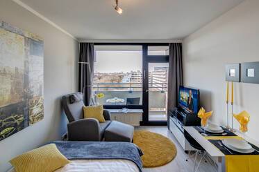 Studio with beautiful view of the Alps