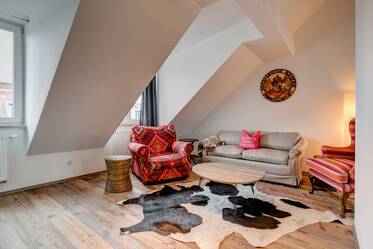 Beautiful period building attic apartment for rent 
