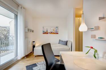 Modern and sunny: apartment with balcony