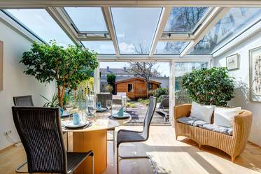 6-room terraced house with winter garden and terrace