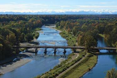 Fantastic view of the Isar in unique location