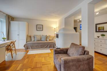 Spacious studio apartment with internet and terrace