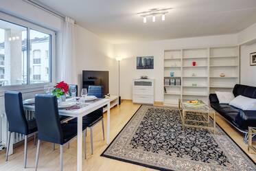 Nicely furnished apartment with balcony and underground parking