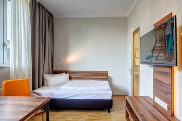 High-quality studio apartment in the souterrain