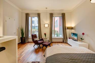 Centrally located, spacious studio apartment 
