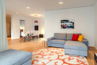 Centrally located apartment with washing machine