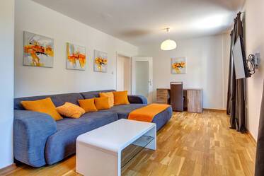 Modernly furnished apartment with internet and washing machine