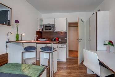 Modern apartment in quiet rear building