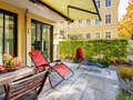 apartment with garden 	 München Schwabing (rechts der Leopoldstraße) 03 terrace 12380