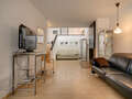 roof terrace apartment München Giesing 01 living room 1315