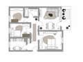 apartment München Maxvorstadt - Westen 01 floor plan 13243