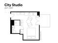 studio München Ludwigsvorstadt 01 floor plan 13380