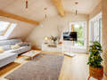 attic apartment München Berg am Laim 01 living area 13504