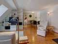 attic apartment München Zentrum 03 living room 3130