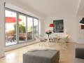 roof terrace apartment München Westend 04 living room 4763