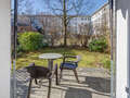 apartment with garden 	 München Neuhausen 01 terrace 6696