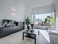 roof terrace apartment München Arabellapark 02 living room 7279