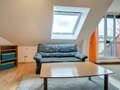 attic apartment München Moosach 01 living room 8631