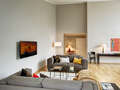 roof terrace apartment München Arabellapark 01 living room 9024