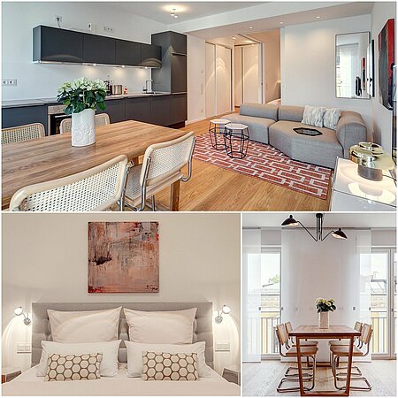 ID 9521: Beautiful apartment in Munich's center, furnished in a high-quality, tasteful style