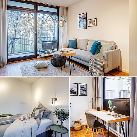 ID 11326:  Modern 1.5-room apartment in Munich-Lehel