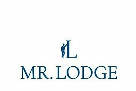 The photo shows the Mr. Lodge logo