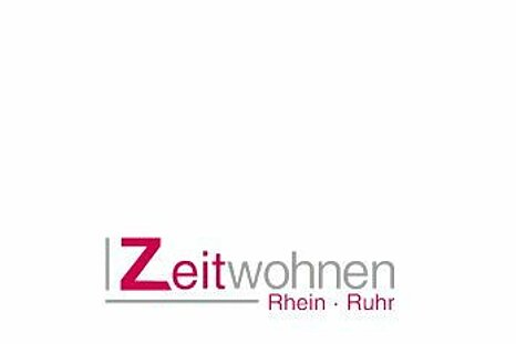 The photo shows the Zeitwohnen Rhein Ruhr GmbH logo
