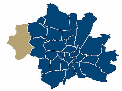 Location of the Freiham district in Munic