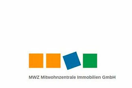 The photo shows the MWZ Mitwohnzentrale Immobilien GmbH logo