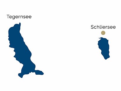 District map of the Tegernsee region