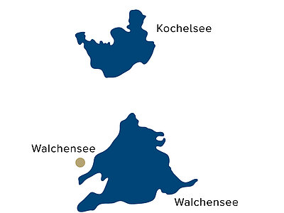 Location of the Walchensee